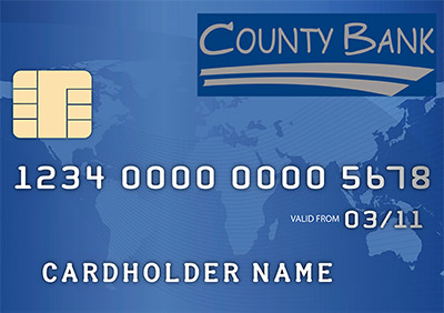 County Bank Chip Card